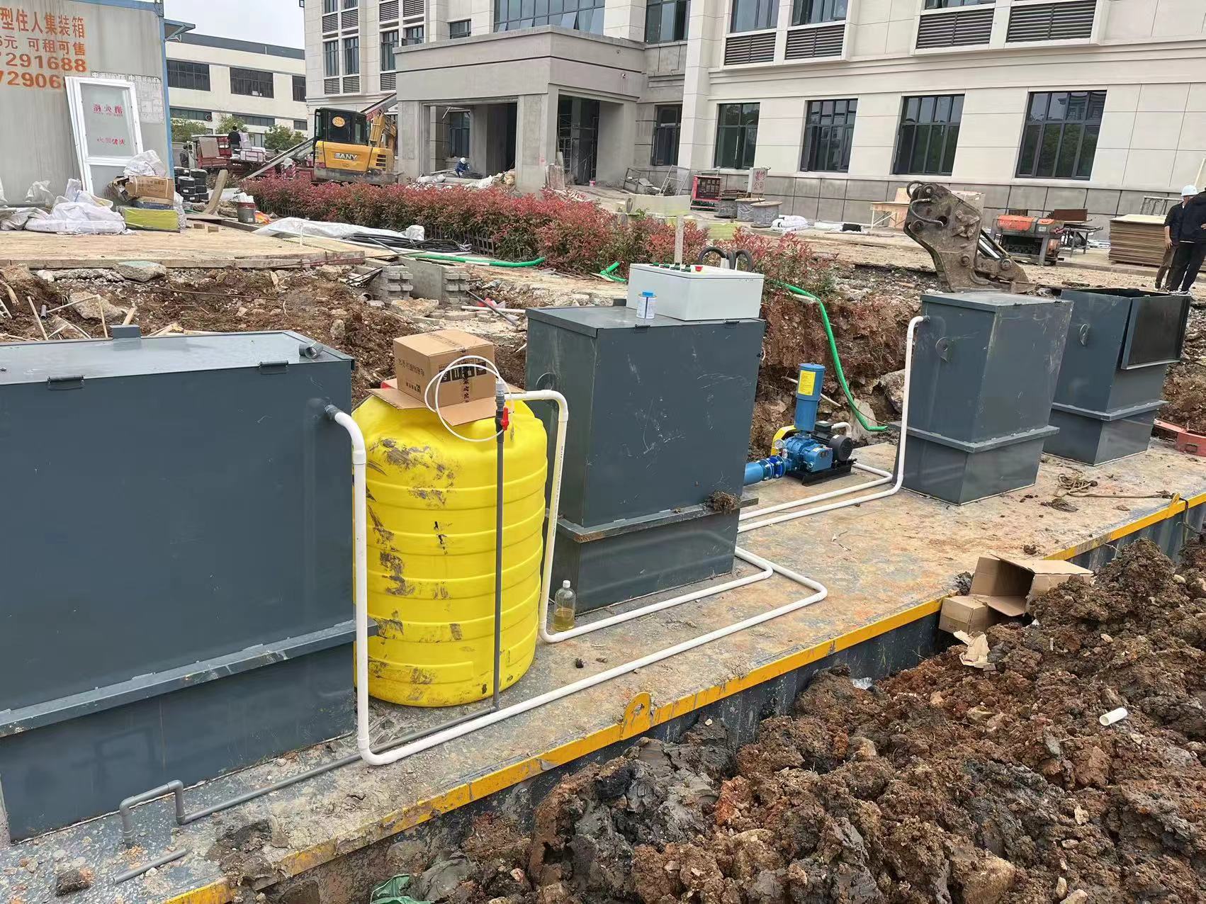 污水处理项目施工现场